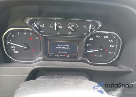 2021 GMC Sierra 1500 4Wd Double Cab Standard Box Elevation from USA, damaged, VIN 1GTR9CEK7MZ166607